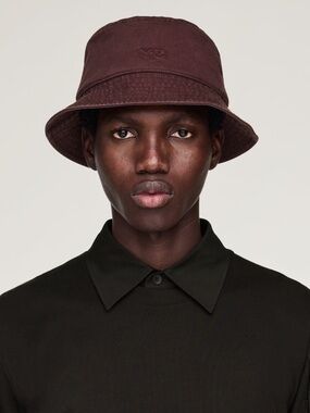Adidas Y-3 Bucket Hat Yohji Yamamoto Logo Baby Burgundy OSFM KB5816